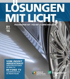 Cover of 2016 IAP IOF Magazin