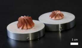 Fabricated highly conductive pure copper turbines  based on laser assisted powder bed fusion (laser 3D printing).